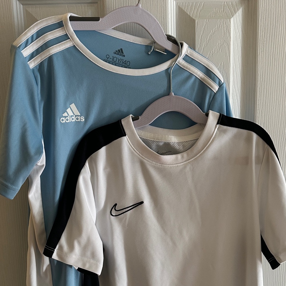 Adidas & Nike Kids Soccer Jerseys